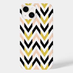 Coque Case-Mate iPhone Parties scintillant Faux géométrique Chevron Motif