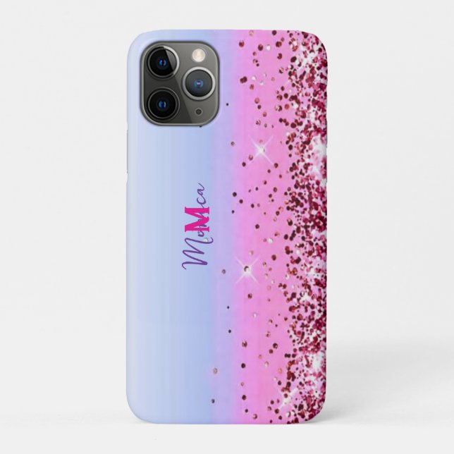 Coques Case-Mate iPhone Parties scintillant Faux parties scintillant viole (Dos)