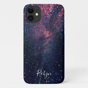 Case-Mate iPhone Case Parties scintillant Galaxy moderne Nom personnalis