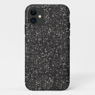 Case-Mate iPhone Case Parties scintillant gris argent foncé et élégant