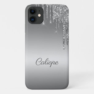 Case-Mate iPhone Case Parties scintillant gris argent Ombre personnalisé