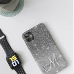 Case-Mate iPhone Case Parties scintillant gris moderne éclabousser Nom p<br><div class="desc">Présentant l'exquise Parties scintillant moderne gris avec produit Nom personnalisé, une combinaison étonnante de design contemporain et d'élégance personnalisée. Ce produit présente une toile de fond captivante dans une teinte moderne de gris, exubérant sophistication et style. La couleur sobre mais chic ouvre la voie à l'étincelle fascinante de la parties...</div>
