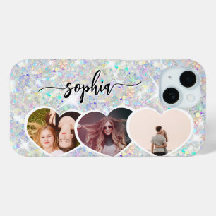 Coque Case-Mate iPhone Parties scintillant Holographique Girly Collage ph