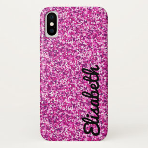 Coques Pour iPhone Parties scintillant imprimé rose chaud tendance pe