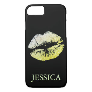 Coque iPhone 8/7 Parties scintillant Lèvres Motif fille