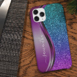 Case-Mate iPhone Case Parties scintillant look Bright Purple Nom personn<br><div class="desc">Le design est une photo et les coques ne sont pas faits avec de la parties scintillant, des paillettes, des métaux ou des bois. Cette conception est également disponible sur d'autres modèles de téléphone. Choisissez Type de périphérique pour voir d'autres iPhone, Samsung Galaxy ou coques Google. Certains styles peuvent être...</div>