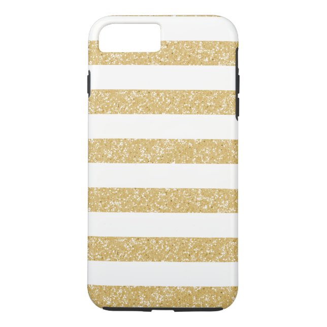 Coques Case-Mate iPhone Parties scintillant Look Stripes iPhone 7 Plus Coq (Dos)
