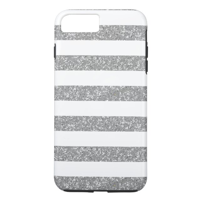 Coques Case-Mate iPhone Parties scintillant Look Stripes iPhone 7 Plus Coq (Dos)