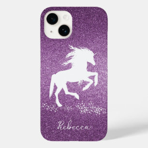 Coque Case-Mate iPhone Parties scintillant Magenta Unicorn Coque-Mate coq