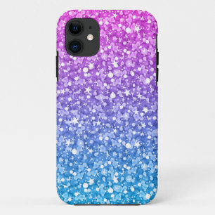 Case-Mate iPhone Case Parties scintillant Moderne Rose Et Bleu