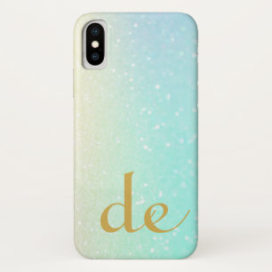 Case-Mate iPhone Case Parties scintillant Monogram Gold Modern Chic