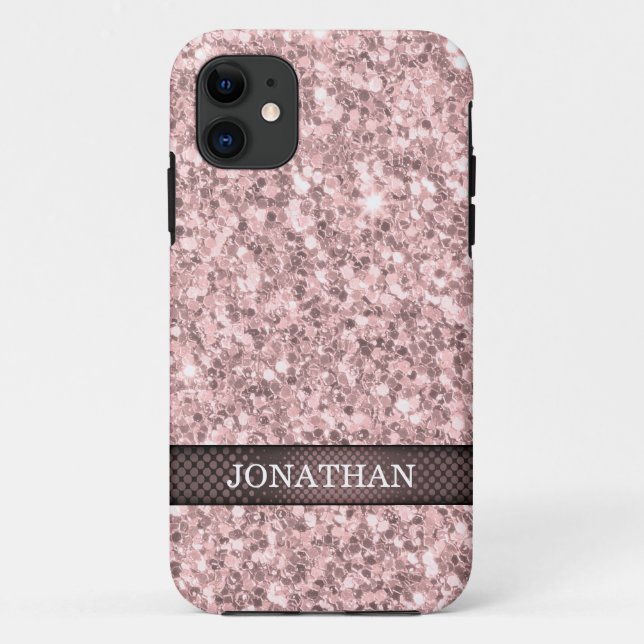 Coques Case-Mate iPhone Parties scintillant or Rose tendance étincelles bl (Dos)