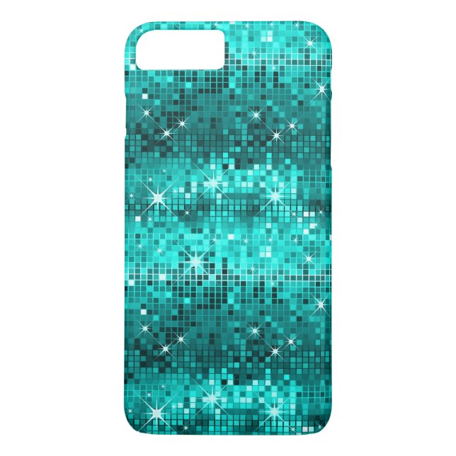 Coques Case-Mate iPhone Parties scintillant Peacock Green Disco (Dos)