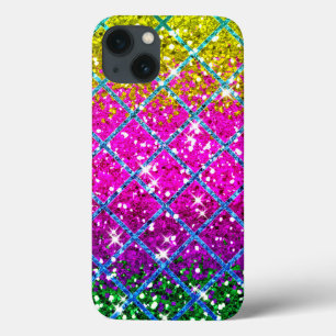Etui iPhone Case-Mate Parties scintillant pourpre Snakeskin