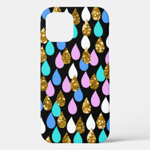 Case-Mate iPhone Case Parties scintillant Raindrops et Gold