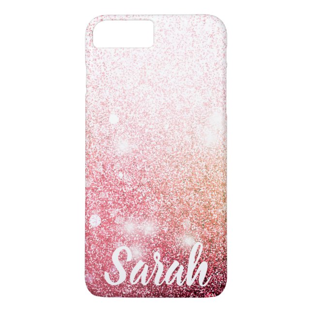 Coques Case-Mate iPhone Parties scintillant rose brillant (Dos)
