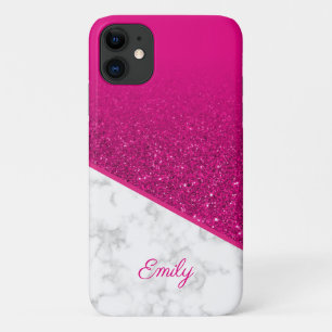 Case-Mate iPhone Case Parties scintillant rose chaud personnalisée - tél