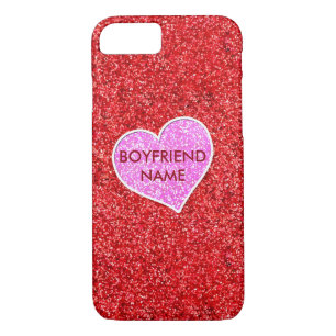 Case-Mate iPhone CASE PARTIES SCINTILLANT ROSE DE COEUR ROSE