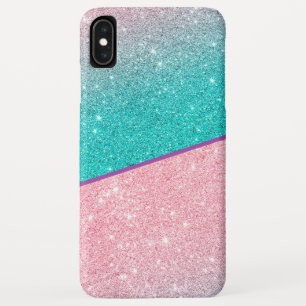 Case-Mate iPhone Case Parties scintillant rose et turquoise conception g