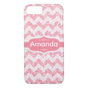 Case-Mate iPhone Case *~* Parties scintillant rose étincelante Chevron b