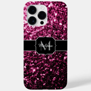 Coque Case-Mate iPhone Parties scintillant rose foncé brillant scintille 