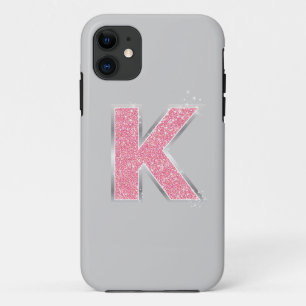 Coque iPhone 11 Parties scintillant rose K