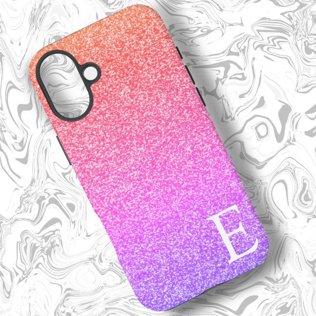 Coques Case-Mate iPhone Parties scintillant rose Ombre Girly imprimée styl (Créateur téléchargé)