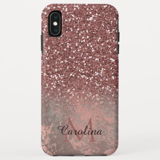 Case-Mate iPhone Case Parties scintillant rose or rose, Marbre gris, Per