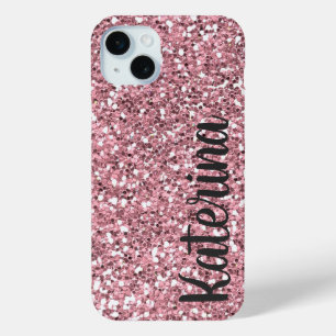 Coque Case-Mate iPhone Parties scintillant rose personnalisée avec votre 