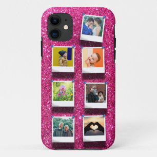 Case-Mate iPhone Case Parties scintillant rose personnalisée Fille 7 Pho