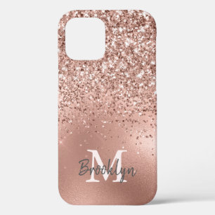 Case-Mate iPhone Case Parties scintillant Rose Rose Or Confetti Moderne 