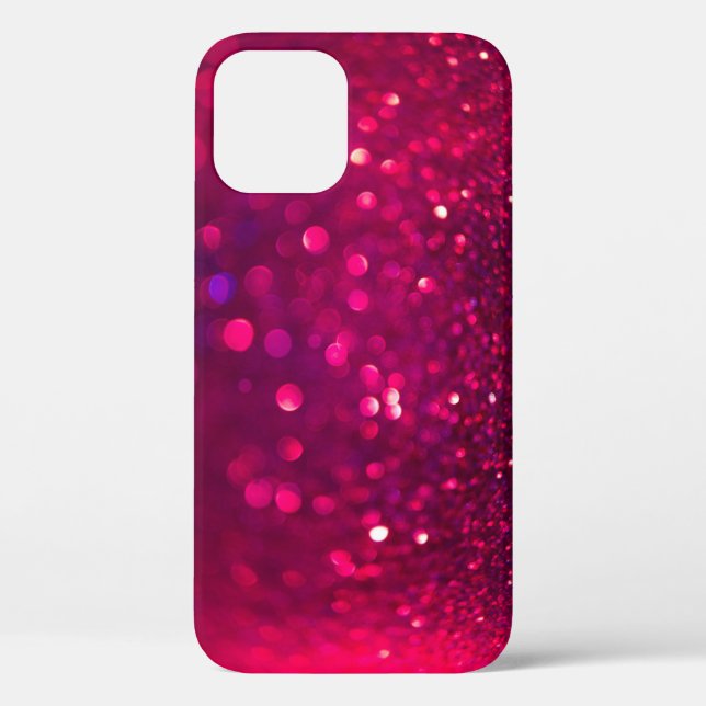 Coques Case-Mate iPhone Parties scintillant rose rouge : Bokeh Abstrait (Verso)