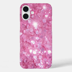 Coque Pour iPhone 16 Plus Parties scintillant rose tendance moderne
