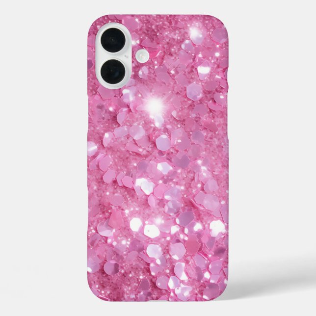 Coques Case-Mate iPhone Parties scintillant rose tendance moderne (Verso)