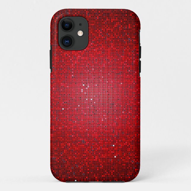 Coques Case-Mate iPhone Parties scintillant rouge iPhone 5 Mate à peine là (Dos)
