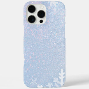 Coque iPhone 16 Pro Max Parties scintillant Snowflake hiver iPhone 16 pro 