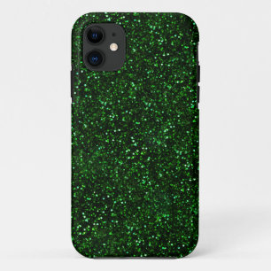 Etui iPhone Case-Mate Parties scintillant vert émeraude foncé