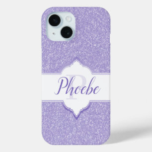 Coque Case-Mate iPhone Parties scintillant violet Monogramme Samsung Gala