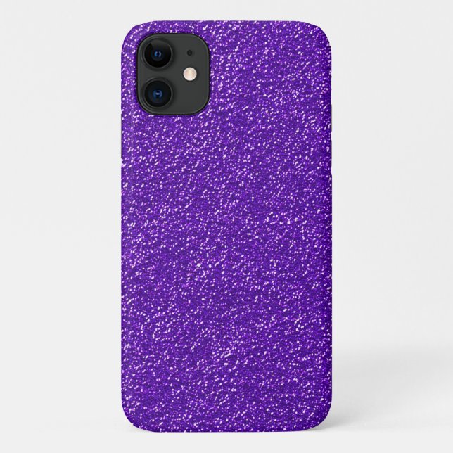 Coques Case-Mate iPhone Parties scintillant violette, Étincelante, Arrière (Dos)