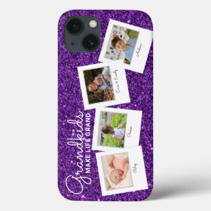 Case-Mate iPhone Case Parties scintillant violette Les petits-enfants fo
