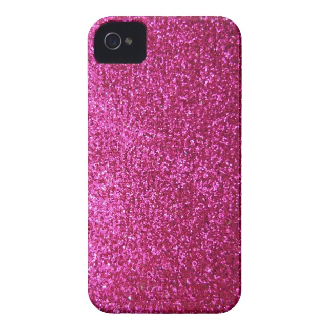 Coques Case-Mate iPhone Parties scintillantes de roses indien de Faux (Dos)