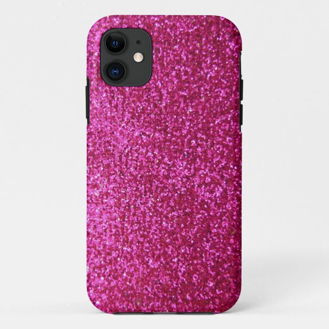 Coques Case-Mate iPhone Parties scintillantes de roses indien de Faux (Dos)