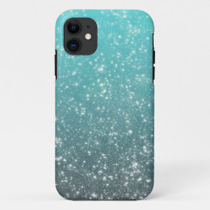 Coques Pour iPhone Parties scintillantes d'Ombre d'Aqua