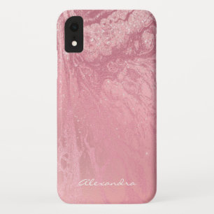 Case-Mate iPhone Case Parties scintillantes et étincelle roses d'or de