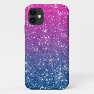 Coque Case-Mate iPhone Parties scintillantes magenta d'Ombre