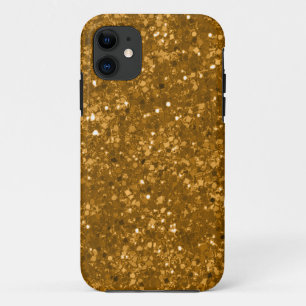 Coque Case-Mate iPhone Parties scintillantes royales d'or de Faux