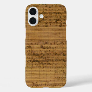 Coques iPhone 16 Plus Partition vintage de Johann Sebastian Bach