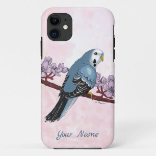 Case-Mate iPhone Case Parure bleu aquarelle avec fleurs