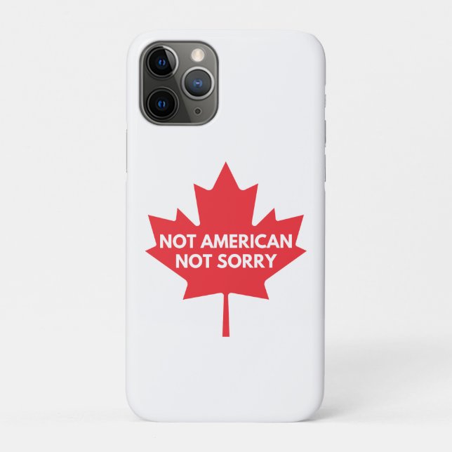 Coques Case-Mate iPhone Pas Américain, Pas Désolé Téléphone (Dos)