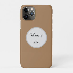 Case-Mate iPhone Case Pas de douleur, pas de gain Citations de motivat